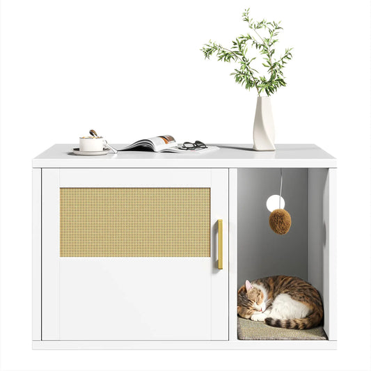 Cat Litter Box Cabinet Multifunctional Modern Furniture