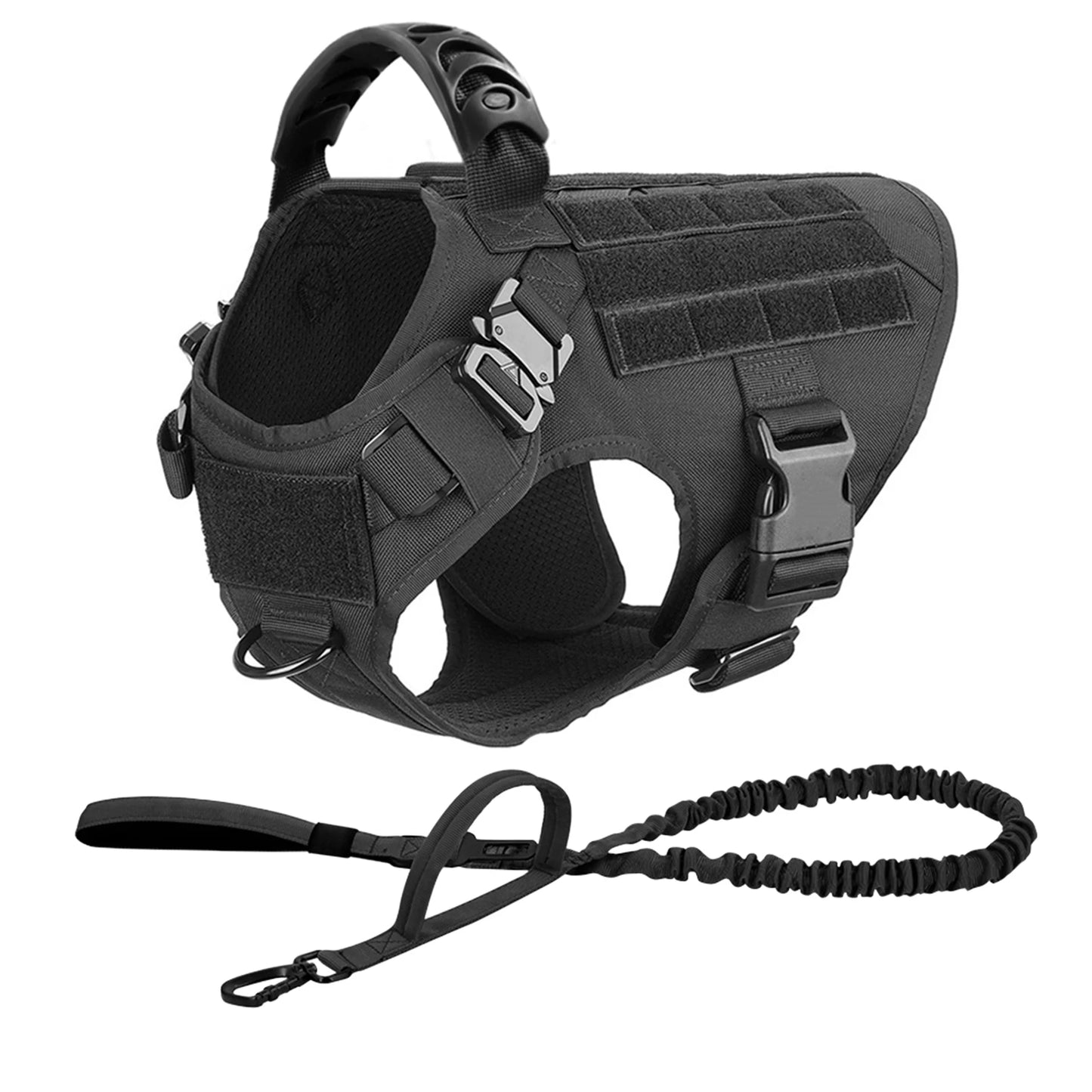 Tactical Dog Harness Leash Set for Dogs