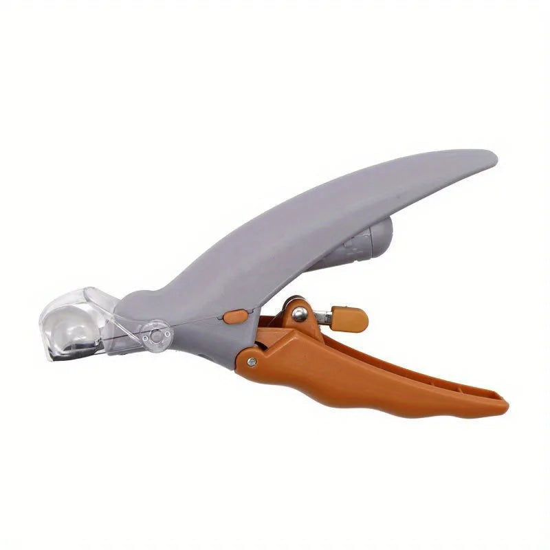 Pet Nail Clipper, Nail Trimmer for Dogs and Cats, Built-in LED Light, Steel Blades, Quick Trimming with Nail Collector