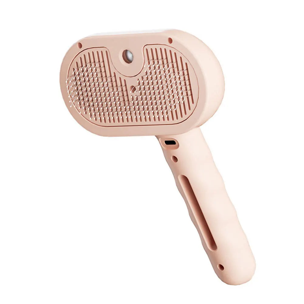 3 in 1 Rechargeable Pet Steam Brush with Release Button