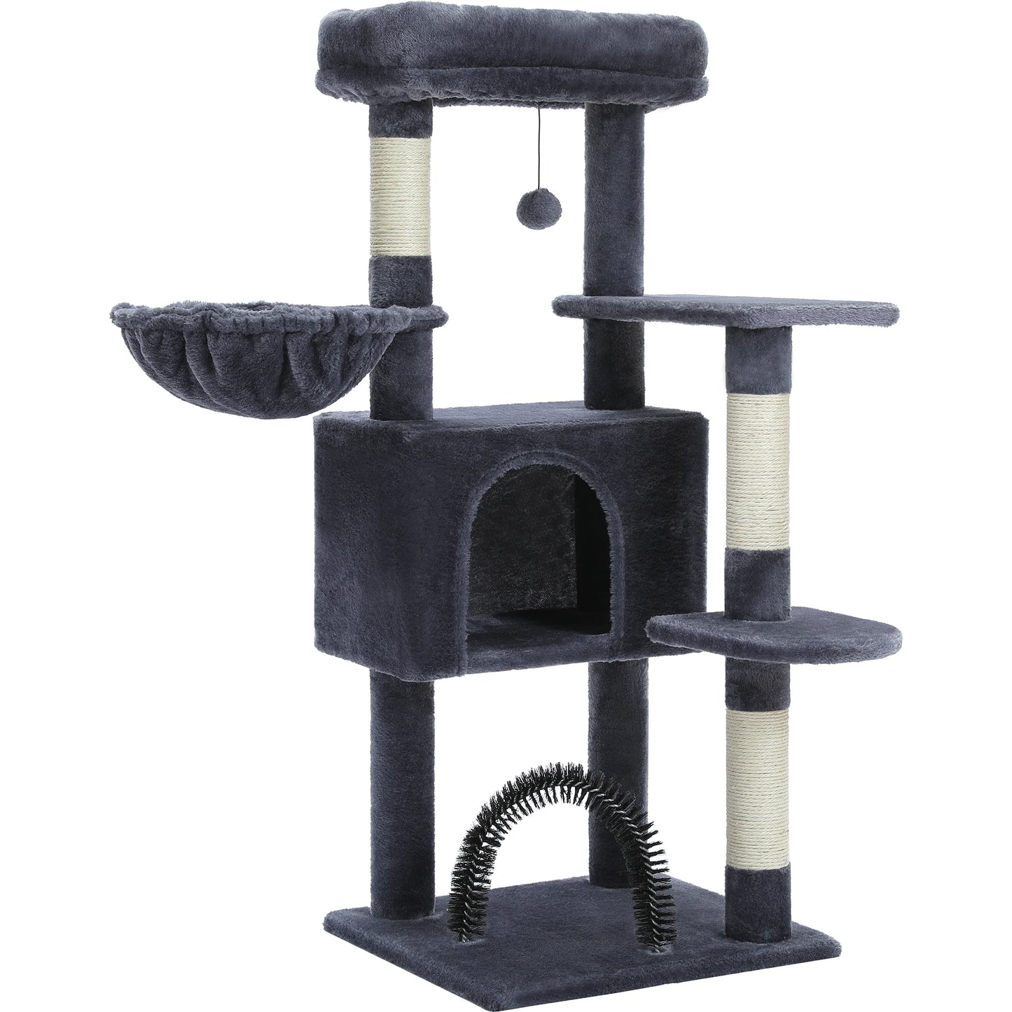 Multi-Level Cat Tree Tower with Sisal Scratching Posts and Pad Soft Top Perch Large Cat Condo for Indoor Cat Scratchers Cat Toys