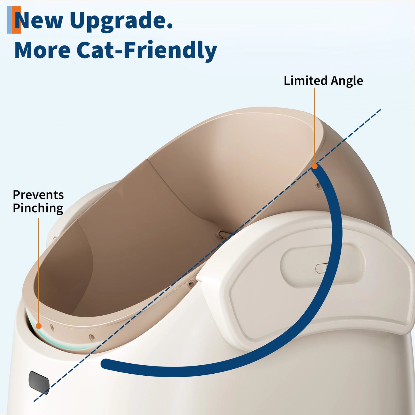 Self Cleaning Smart Litter Box APP Controlled Automatic Odor-Free Cat Toilet with Large Waste Bin for Single or Multi Cats