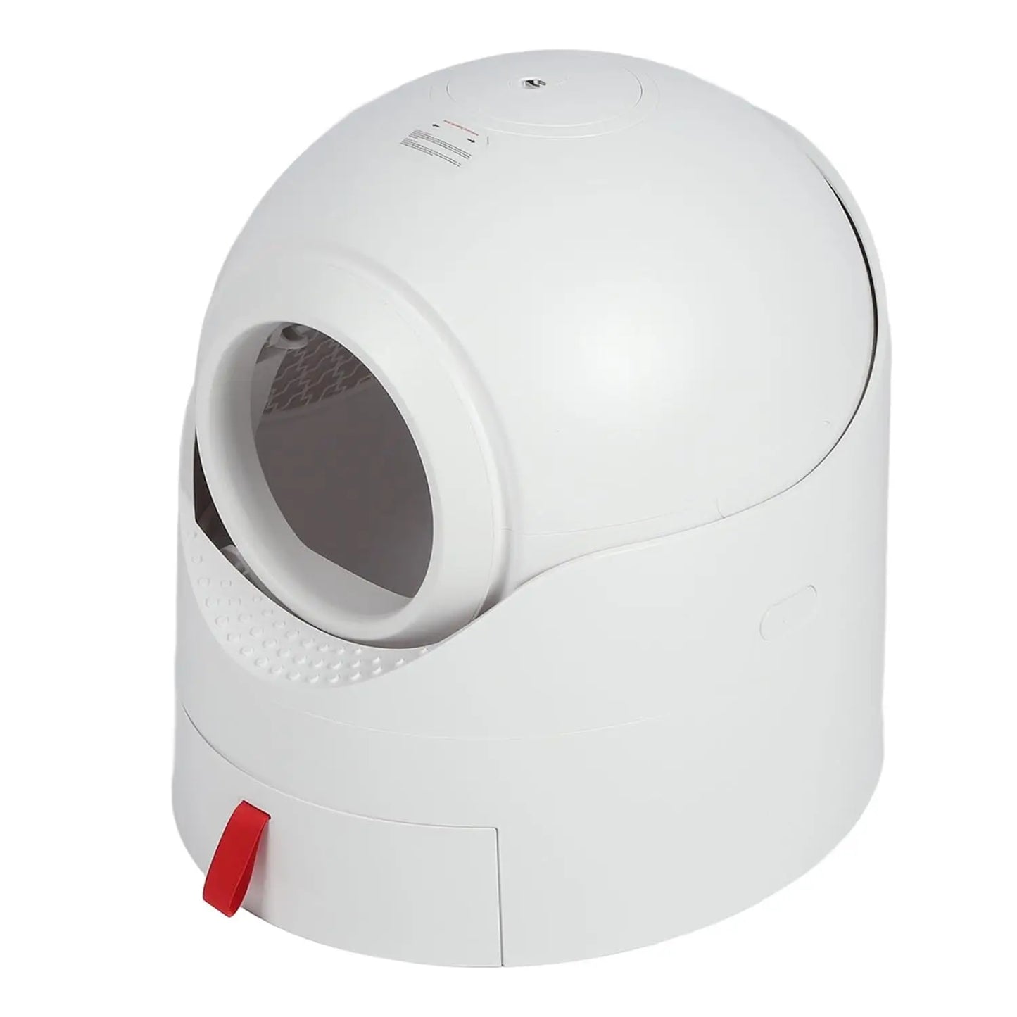 Automatic Cat Litter Box, 45L Large Capacity Anti Tipping Self Cleaning Cat Litter Box, Toilet with Manual Rotating, Customized