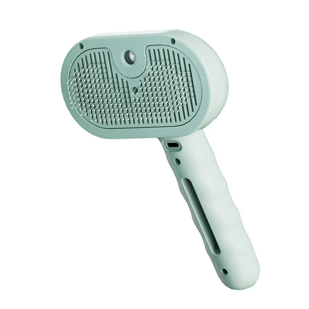 3 in 1 Rechargeable Pet Steam Brush with Release Button