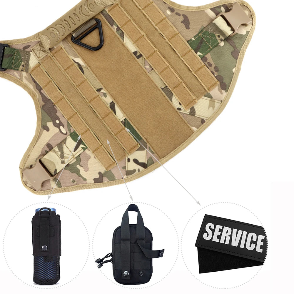 Tactical Dog Harness Leash Set for Dogs