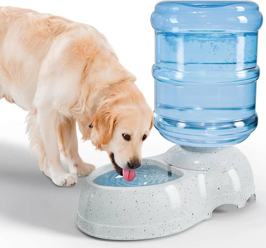3 Gallon Gravity Pet Automatic Water Dispenser for Large Dogs, Leak-Proof Design with Non-Slip Base