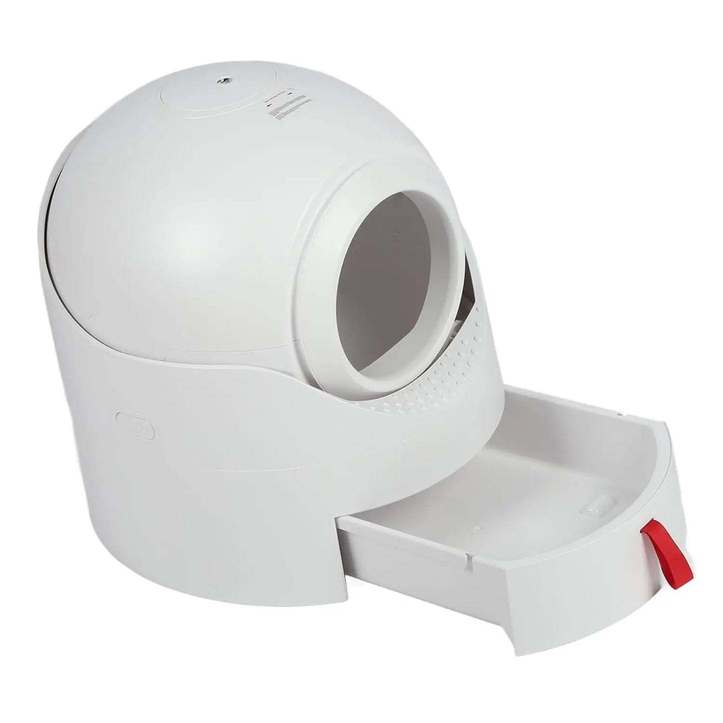 Automatic Cat Litter Box, 45L Large Capacity Anti Tipping Self Cleaning Cat Litter Box, Toilet with Manual Rotating, Customized