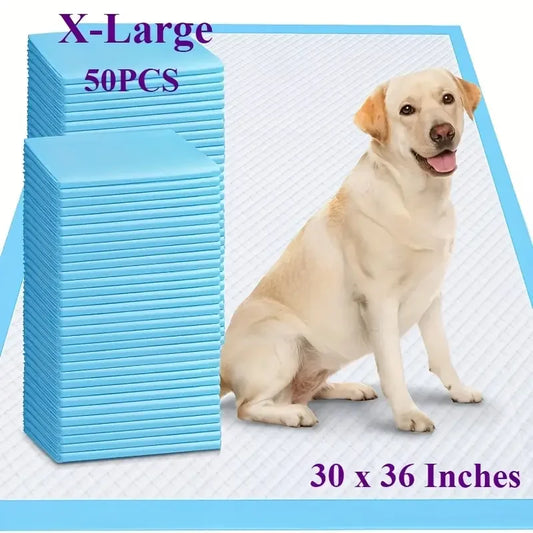 6-Layer Quick-Drying Dog & Puppy Urine Leak-proof Absorbent Pads - 30"x36" &  28"x34"