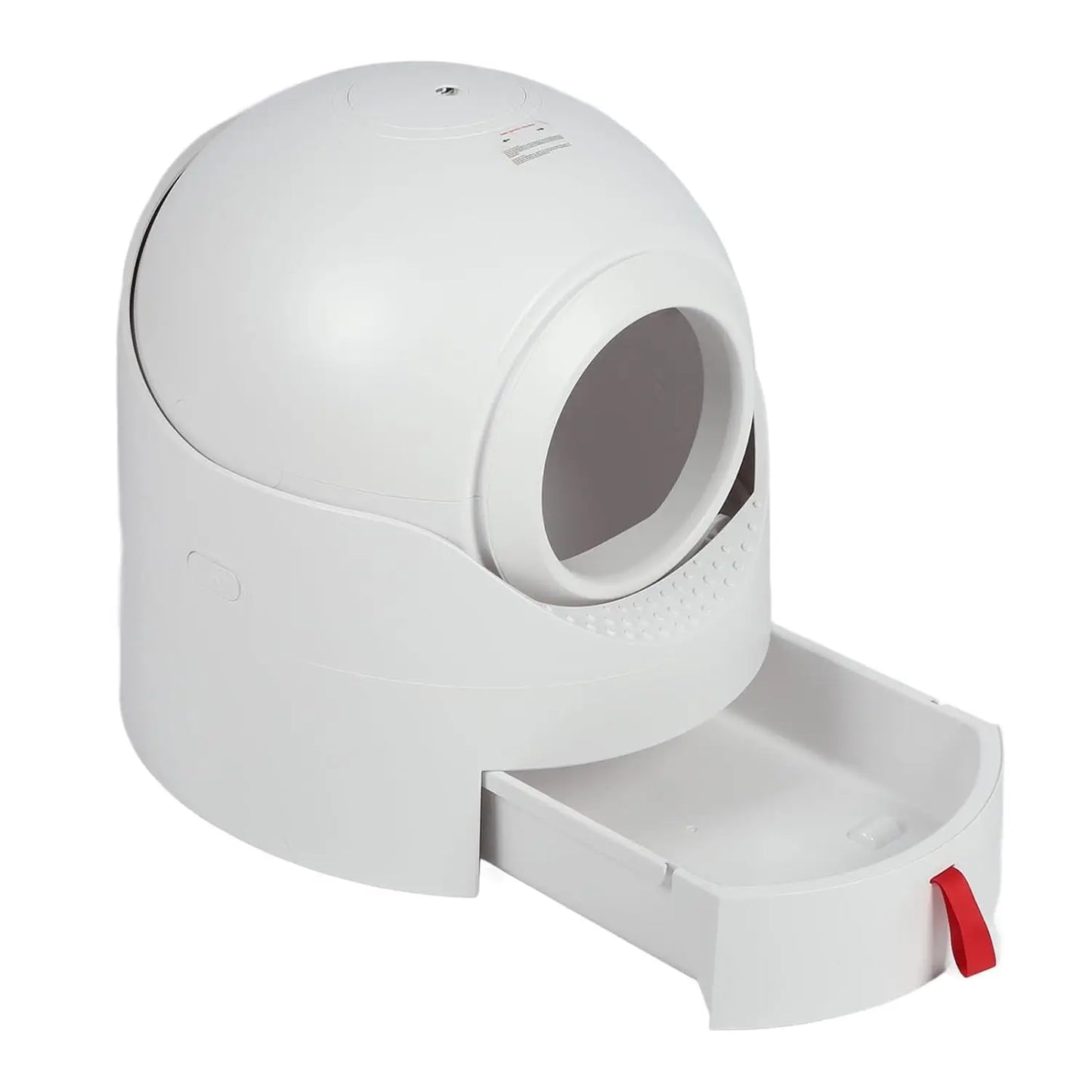 Automatic Cat Litter Box, 45L Large Capacity Anti Tipping Self Cleaning Cat Litter Box, Toilet with Manual Rotating, Customized